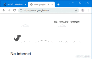 Play Hidden Secret Dinosaur Game Easter Egg Google Chrome