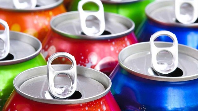 soda pop cans