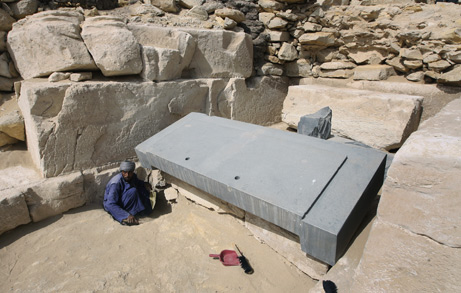 Ancient Egyptian Pyramid Rediscovered at Saqqara 3