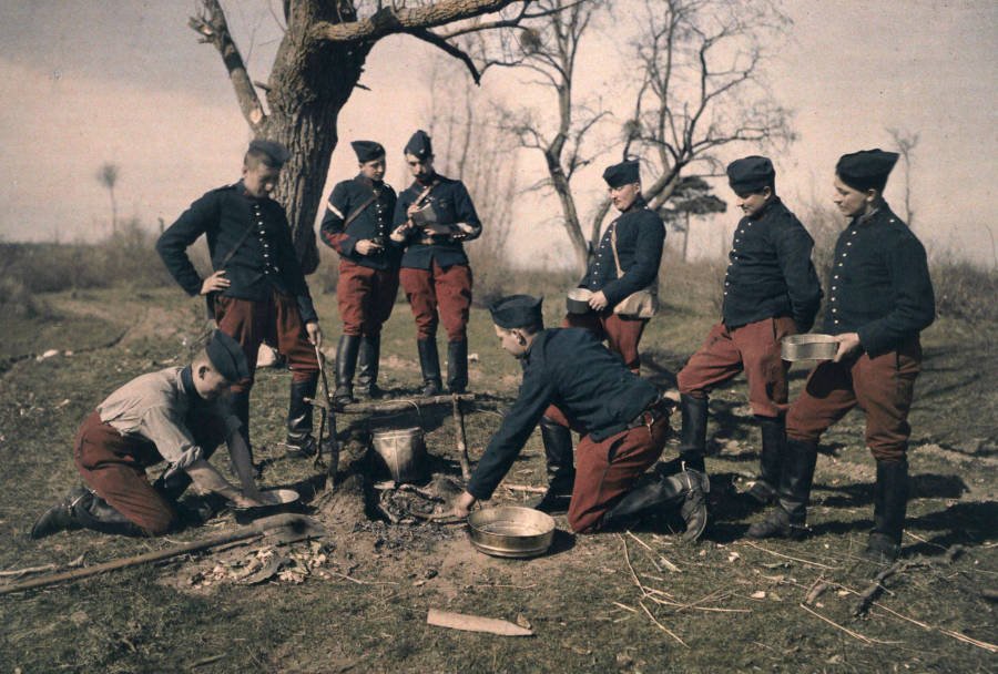 french soldiers