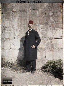 man standing near wall