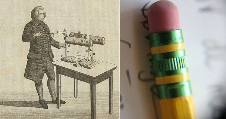 Edward Nairne and a Pencil Rubber or Eraser