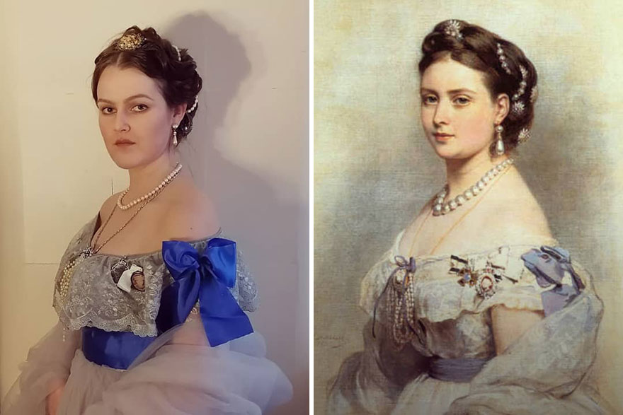 Franz Xaver Winterhalter The Princess Victoria Princess Royal As Crown Princess Of Prussia 1867