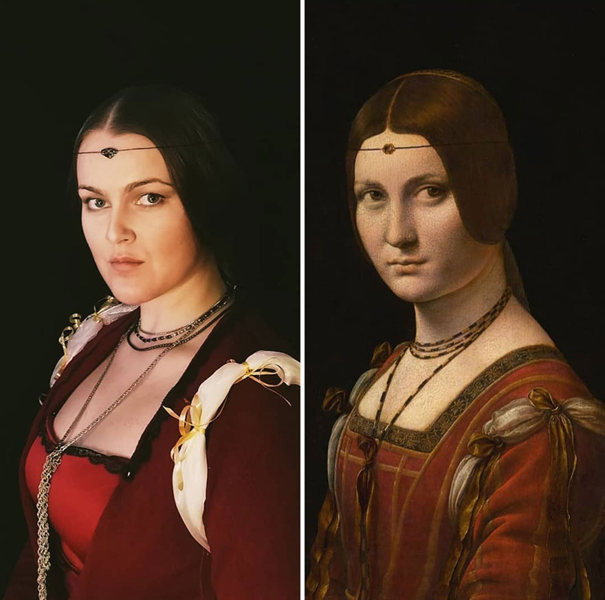 Leonardo Da Vinci La Belle Ferronniere 1490