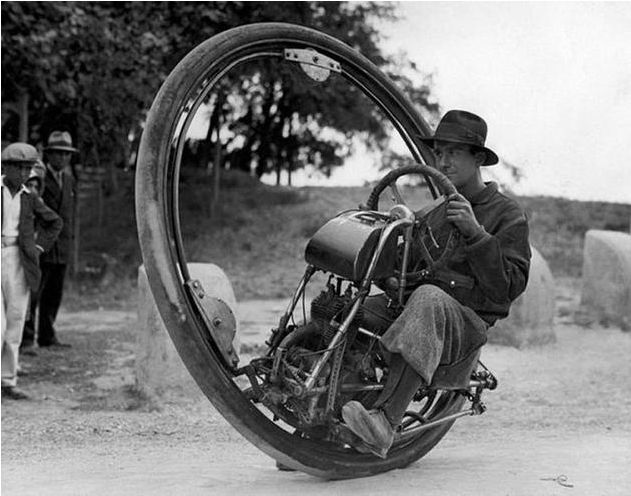 Single Wheel Motorcycle