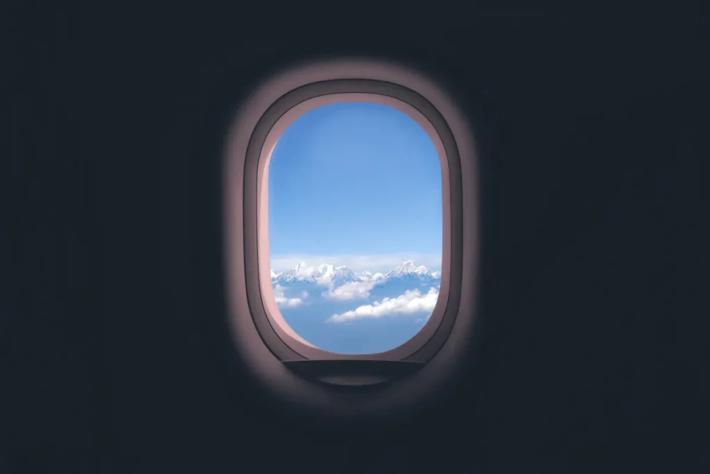 airplane window l
