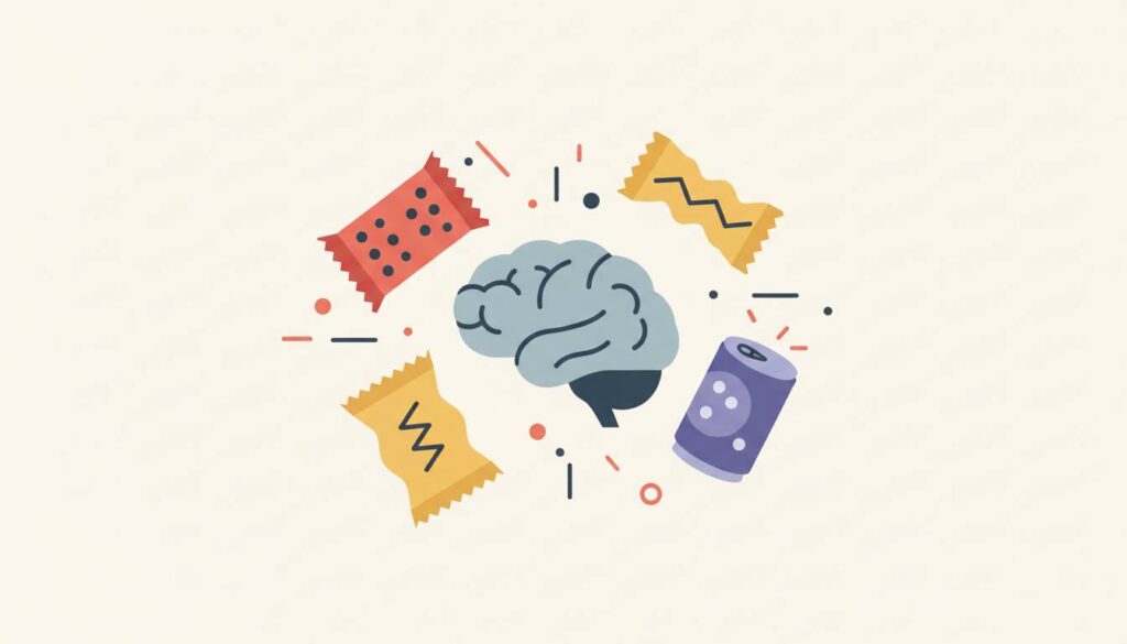 تأثير الأطعمة فائقة المعالجة على صحة الدماغ والذاكرة 1 ultra processed foods brain health impact