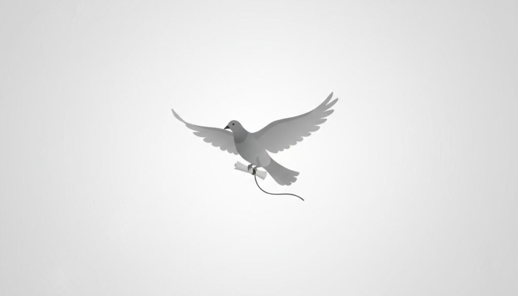 how did the pigeon post work