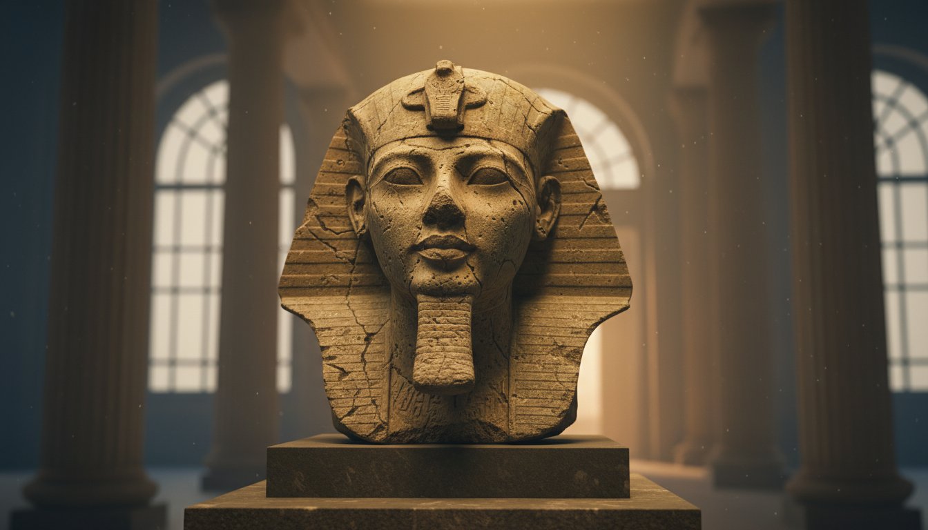 looted pharaonic statue head returns egypt 2026