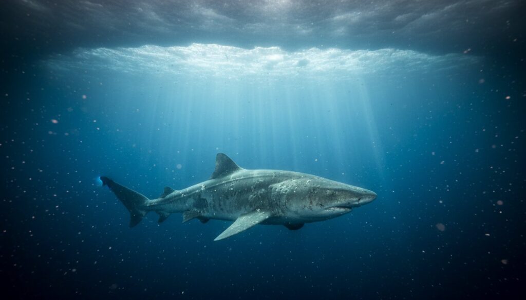 shark sighting antarctica semi frozen waters scientific analysis