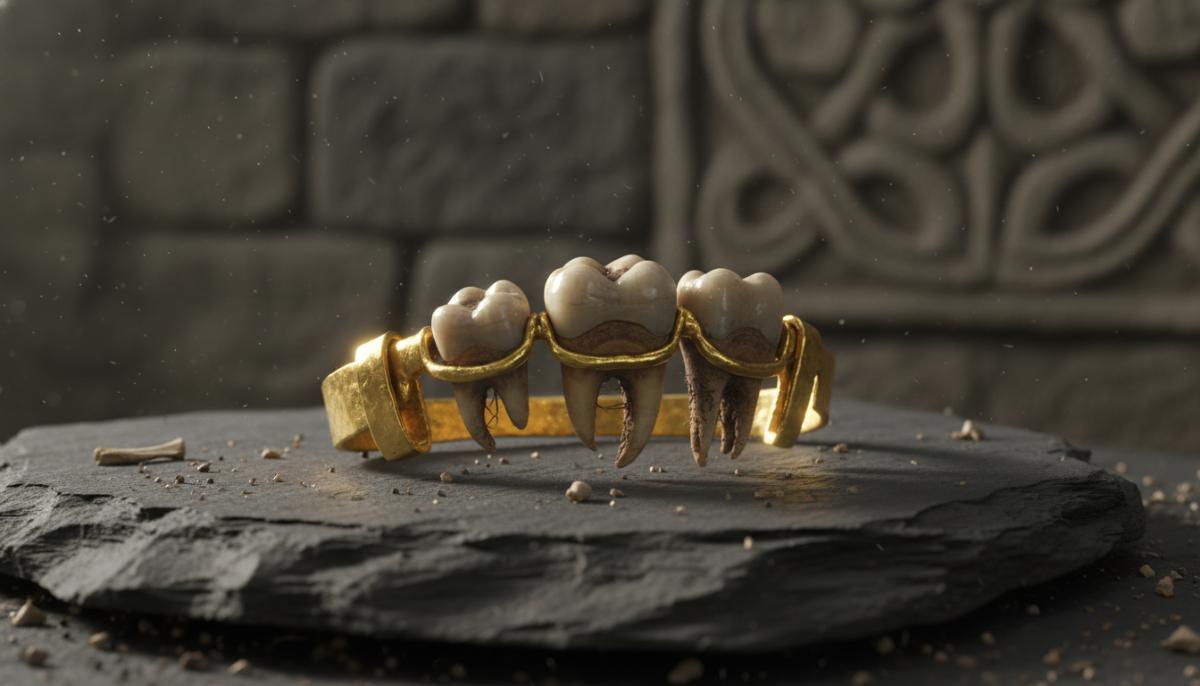 500 year old gold dental bridge scotland