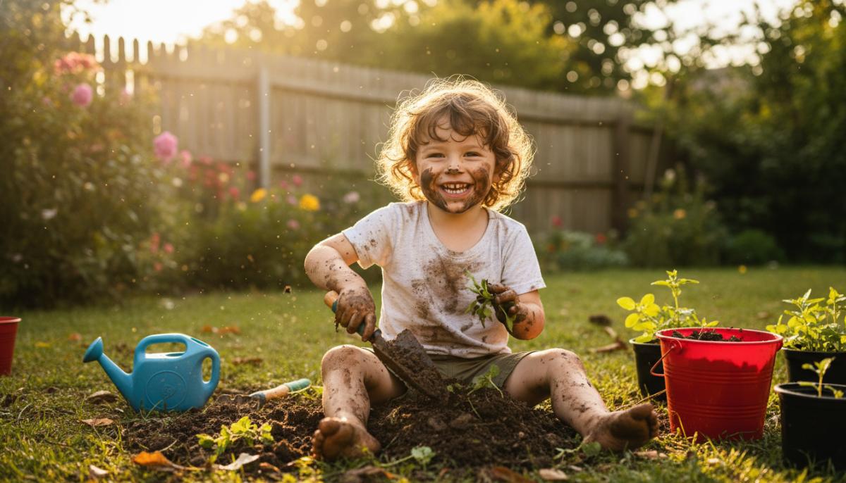 is playing in the dirt good for kids immune systems