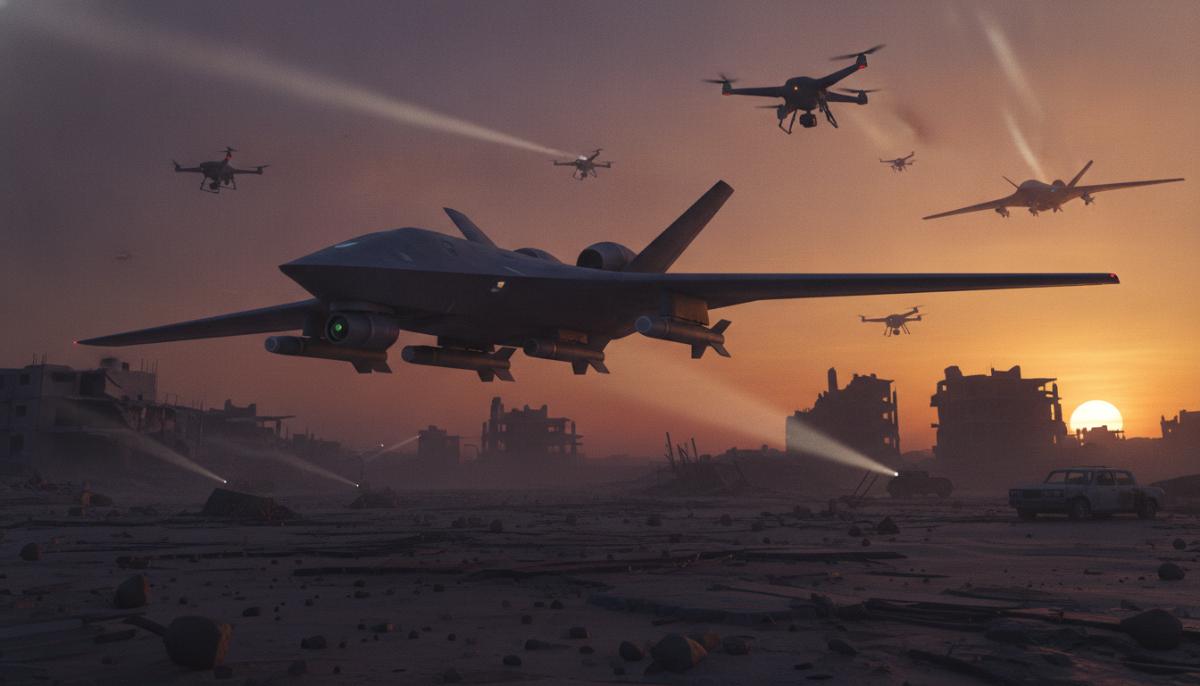 drone warfare in 21st century