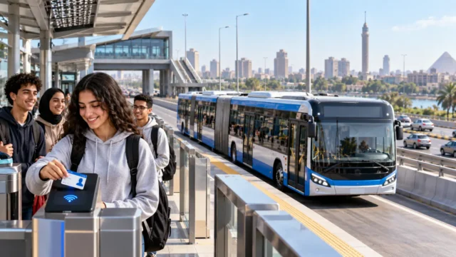 اشتراكات الأتوبيس الترددي BRT للطلاب في مصر 2026