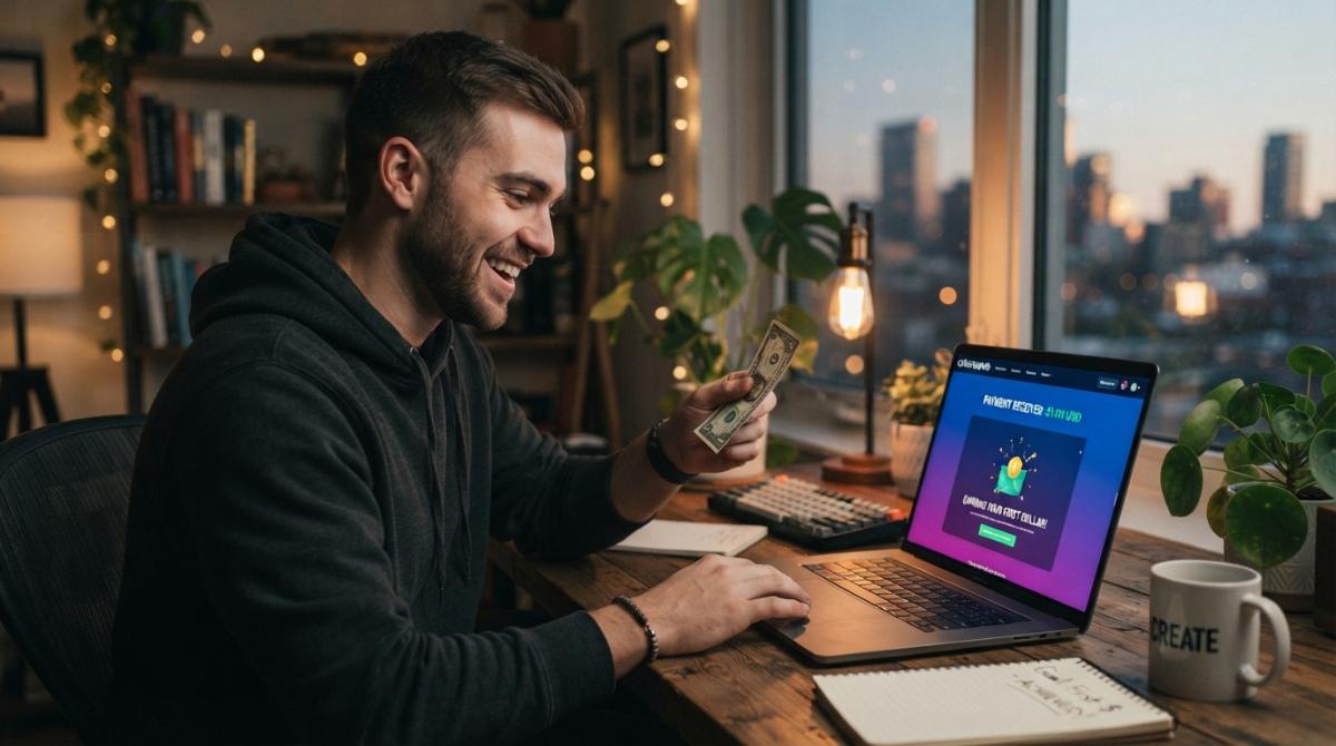 earn your first dollar online