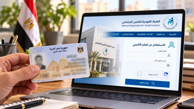 الاستعلام عن الرقم التأميني بالرقم القومي عبر الهيئة القومية للتأمين الاجتماعي