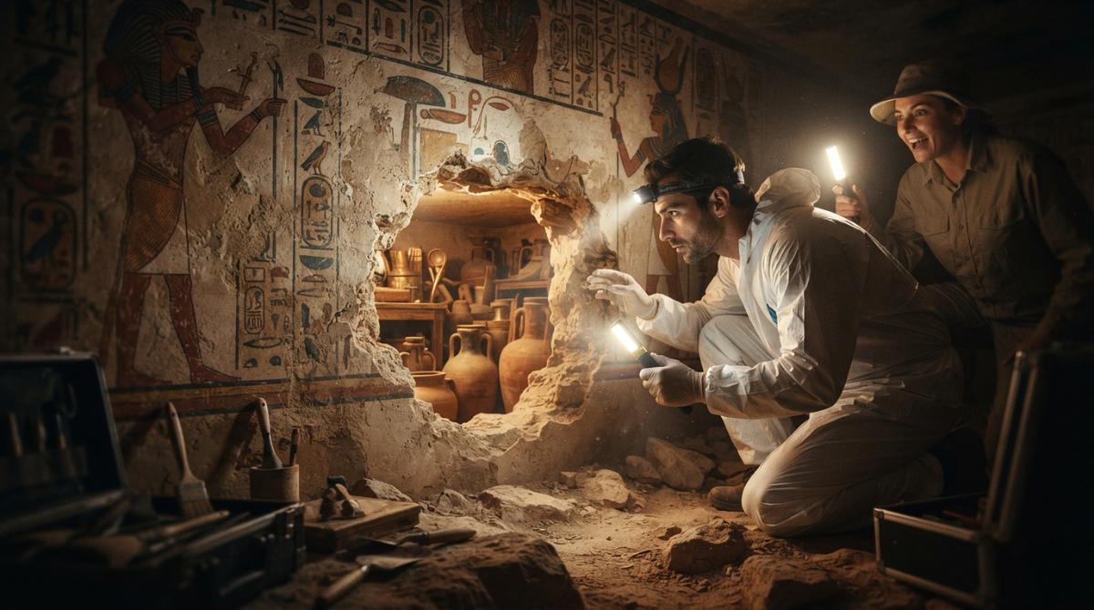 tutankhamuns tomb hidden chambers queen nefertiti
