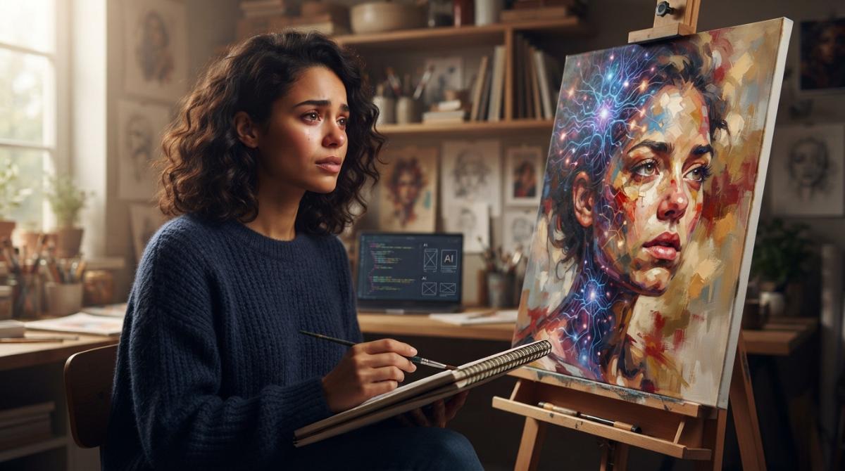 what makes us human brain emotion art ai