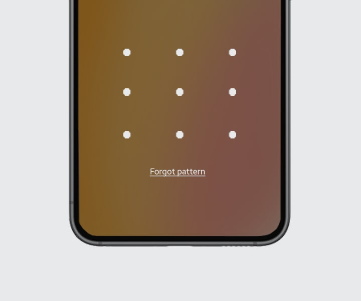 Samsung Secure Folder Forgot PIN and No Reset Option: What You Can Do 2 Samsung Australia support image showing the Forgot pattern link below the Secure Folder pattern grid