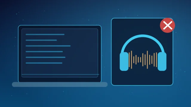 Windows 11 USB Audio Code 10 After Update: Restore Sound Safely — original conceptual technology troubleshooting illustration